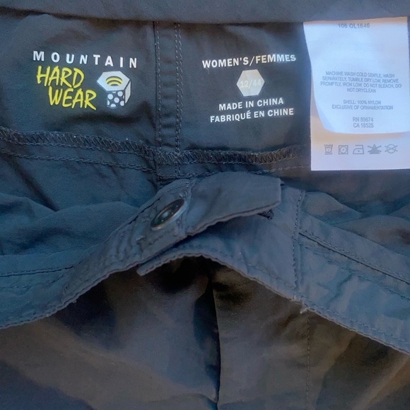 Mountain Hardwear Women’s‎ Hiking Pants Size 12/44 Nylon Outdoor Lightweight - Picture 4 of 12